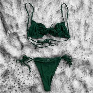 NWOT green bikini